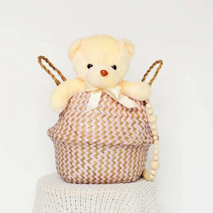 WillowBohoFold™ – Handgemaakte Wilgen Plantenmand – Opvouwbare Decoratie Mand