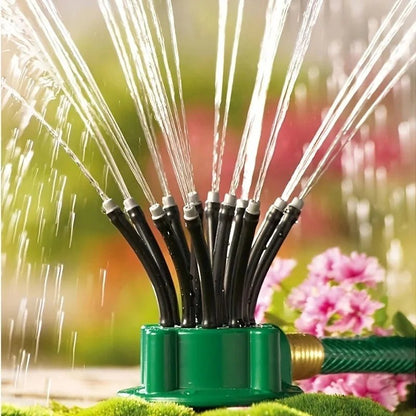 AquaMulti360™ – Automatische 360° Meerkopsproeier – Grote Tuin Bewatering