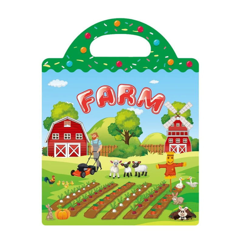 StoryStix™ – Herbruikbaar Montessori Stickerboek – Creatieve Speelervaring