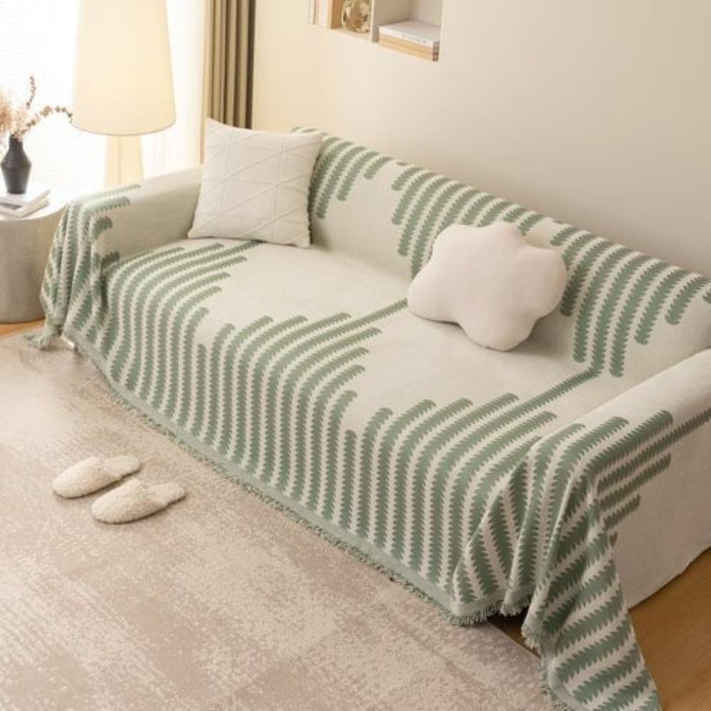 Ferro Bankhoes - Chenille, Antislip Volledige Hoes 8