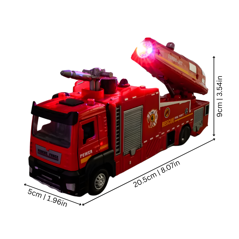 BlazeRescue™ – Interactieve Brandweerwagen met Licht & Geluid – Heldhaftig Speelvoertuig