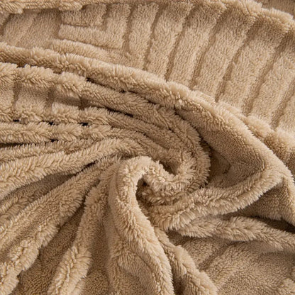 Fleecy Sofa Cover - Herringbone Pattern, Pet Friendly 8