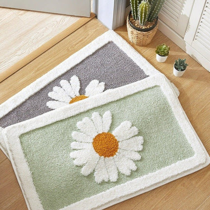 Fleur Badmat Antislip - Microvezel, Vrolijk Madeliefjesontwerp 2