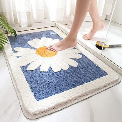Fleur Badmat Antislip - Microvezel, Vrolijk Madeliefjesontwerp 6