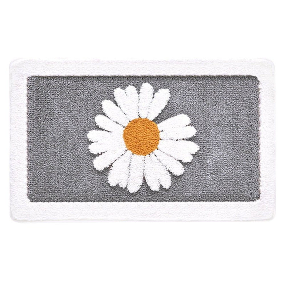 Fleur Badmat Antislip - Microvezel, Vrolijk Madeliefjesontwerp 7