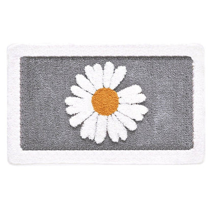 Fleur Badmat Antislip - Microvezel, Vrolijk Madeliefjesontwerp 7