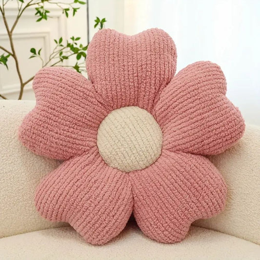 Fleurige Bloem Kussen - Ademend Microvezel, Multifunctioneel Decoratief Accent 0