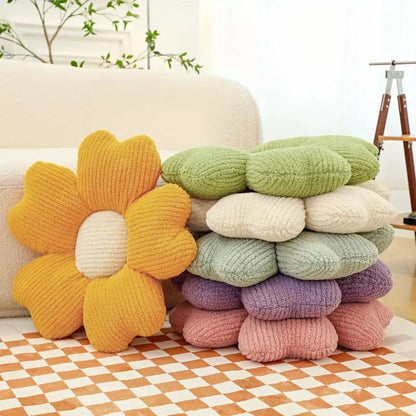 Fleurige Bloem Kussen - Ademend Microvezel, Multifunctioneel Decoratief Accent 1