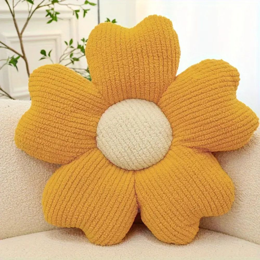 Fleurige Bloem Kussen - Ademend Microvezel, Multifunctioneel Decoratief Accent 6