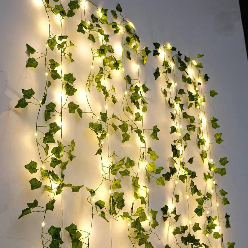 FloraLuxe Lichtketting - Draadloos met Bloemen en Bladeren 9