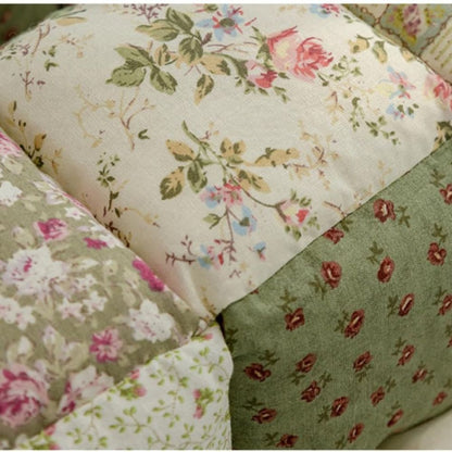 Flora Bankhoes - Ademend Microvezel, Patchworkstijl 4