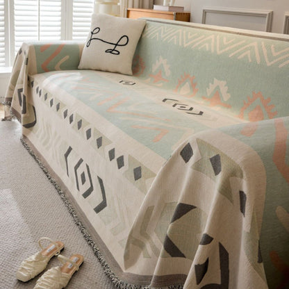 Flora Bankhoes Hoekbank - Omkeerbaar Jacquard, Elegant Ontwerp 0