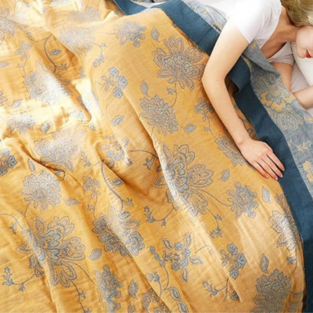 Flora Comfort Deken - 100% Katoen, Lichtgewicht en Ademend 6