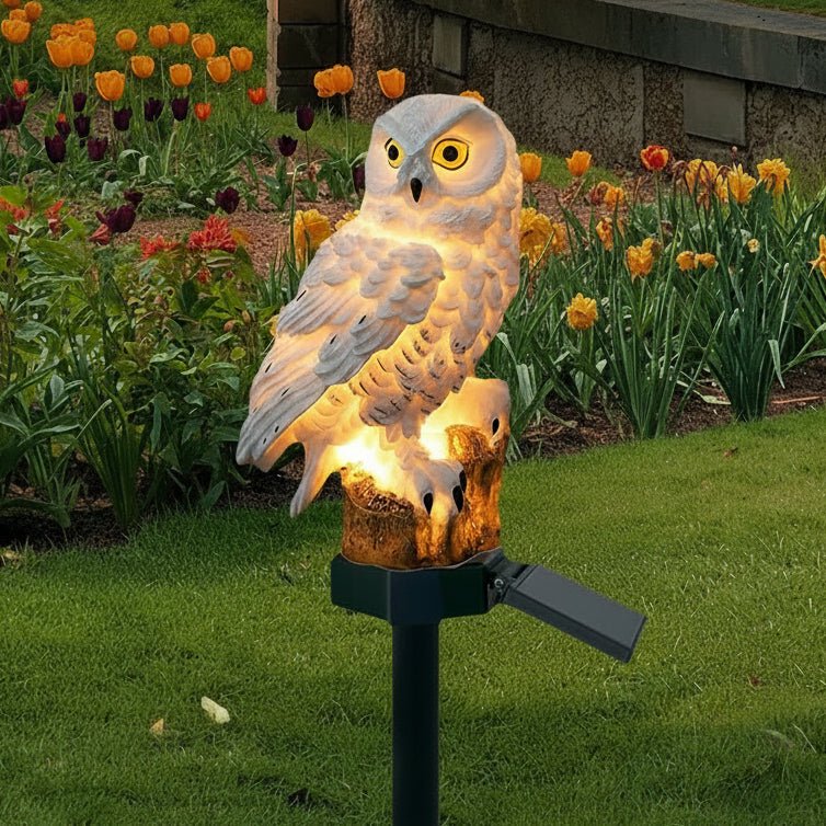 LumoOwl™ – Decoratieve Solar Uilenlamp Buiten – Sfeervolle Tuinverlichting LED