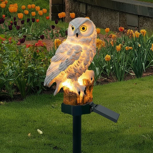 LumoOwl™ – Decoratieve Solar Uilenlamp Buiten – Sfeervolle Tuinverlichting LED