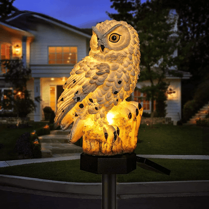 LumoOwl™ – Decoratieve Solar Uilenlamp Buiten – Sfeervolle Tuinverlichting LED