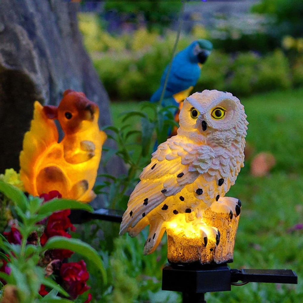 LumoOwl™ – Decoratieve Solar Uilenlamp Buiten – Sfeervolle Tuinverlichting LED