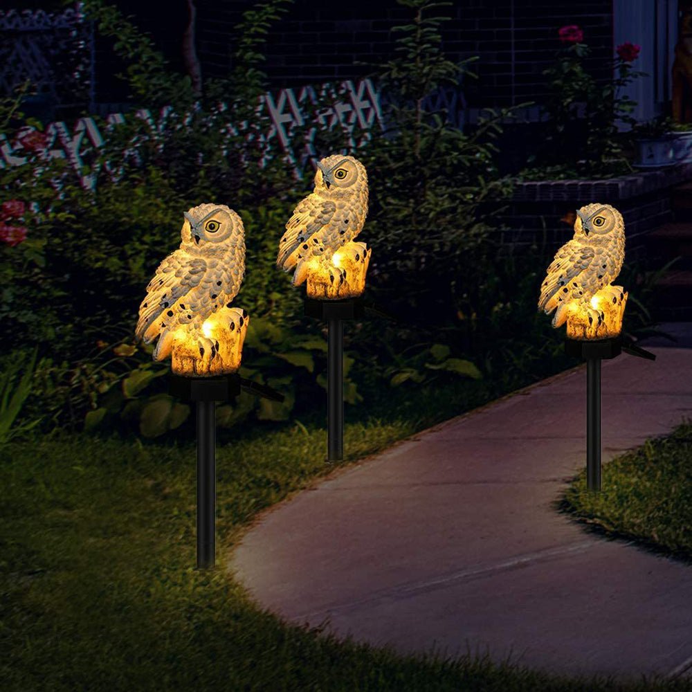 LumoOwl™ – Decoratieve Solar Uilenlamp Buiten – Sfeervolle Tuinverlichting LED