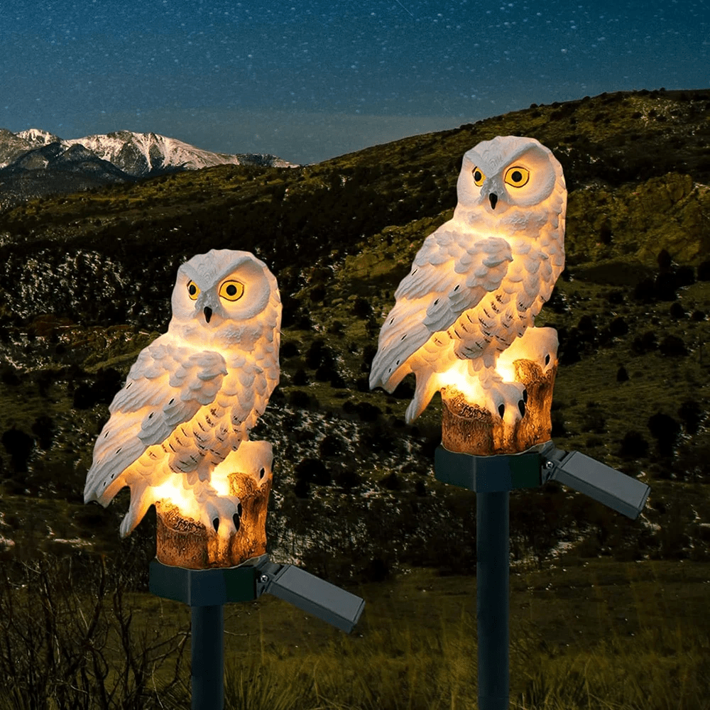 LumoOwl™ – Decoratieve Solar Uilenlamp Buiten – Sfeervolle Tuinverlichting LED