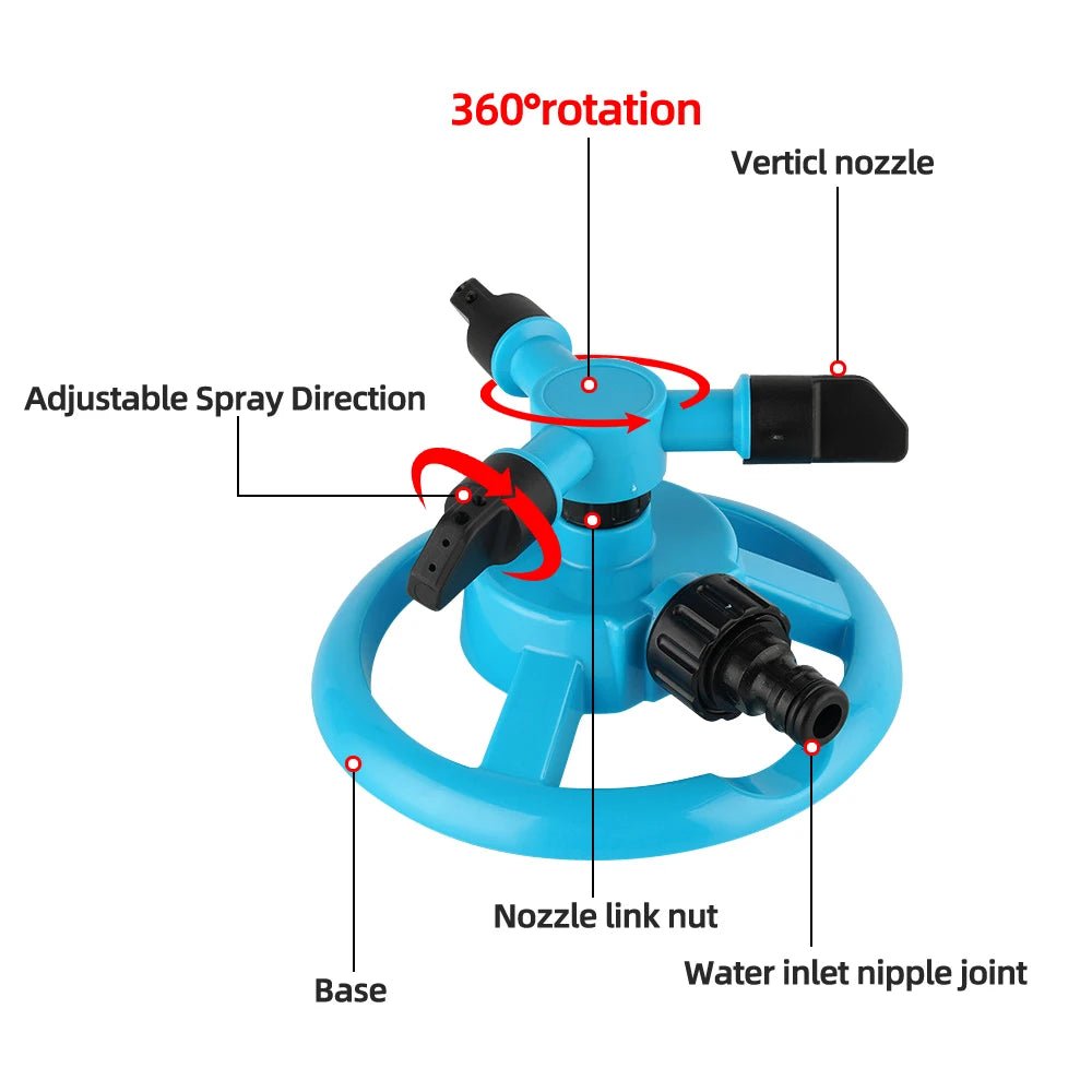 SpinSpray360™ – Automatische 360° Sproeikop – Gelijkmatige Planten Bewatering