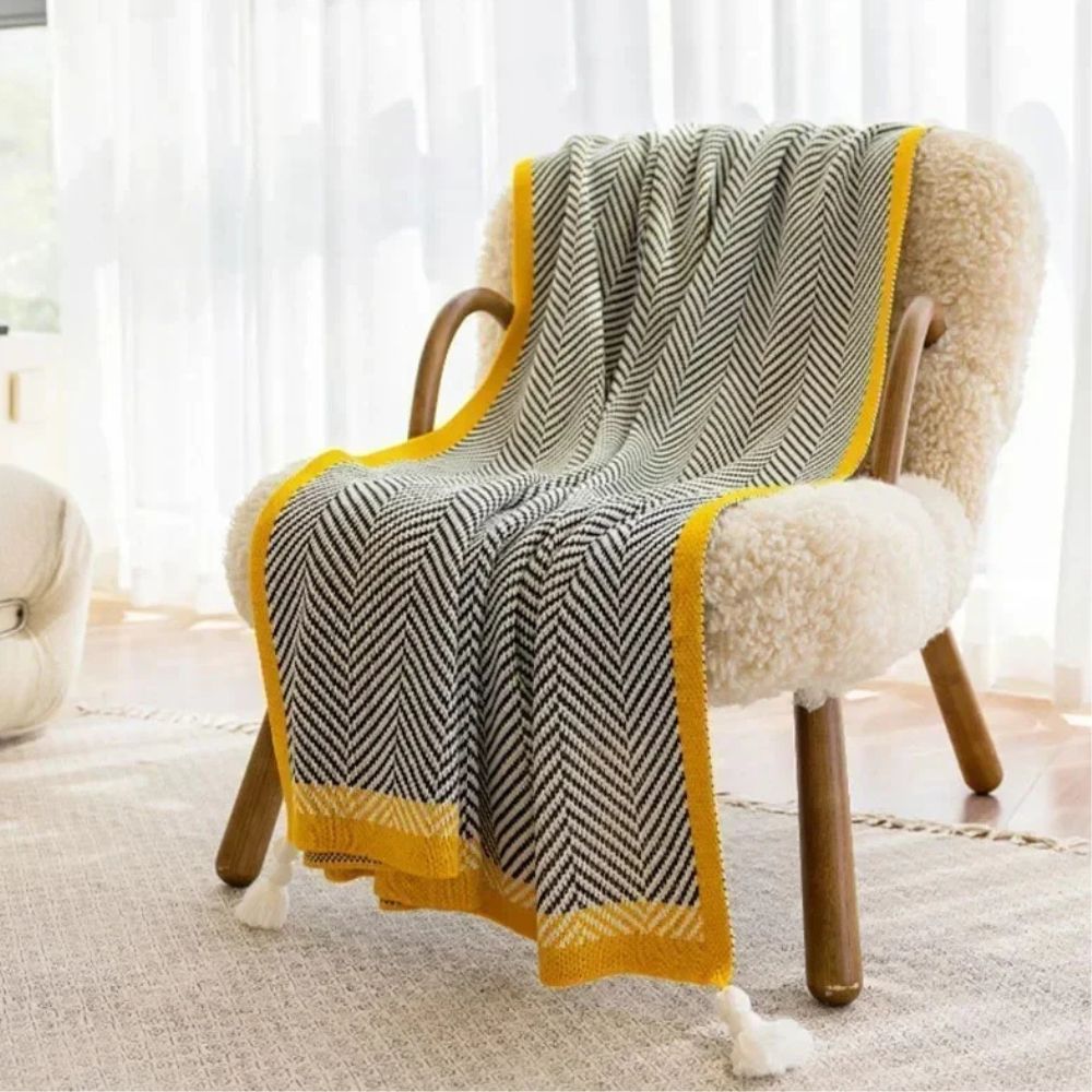 Gala Fleece Deken - Ultrazacht Acryl, Scandinavisch Design 1