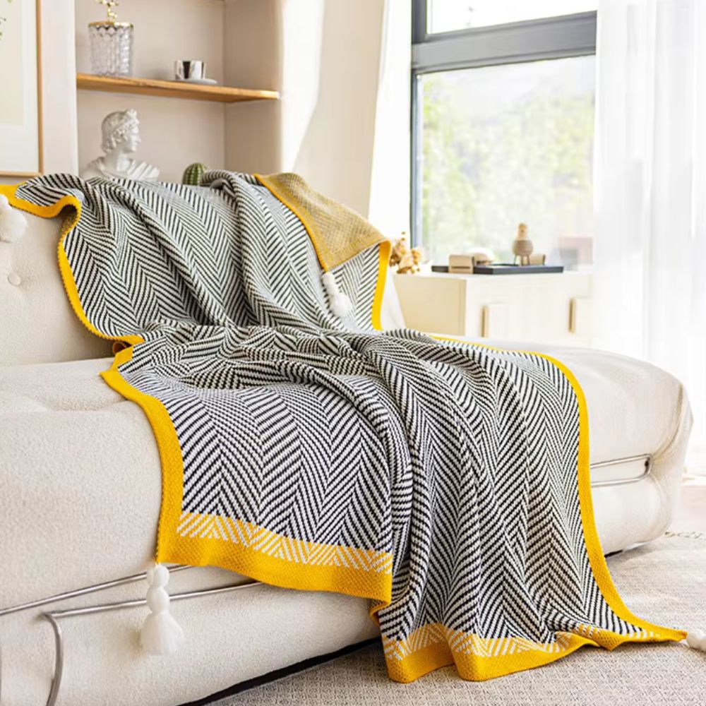 Gala Fleece Deken - Ultrazacht Acryl, Scandinavisch Design 7