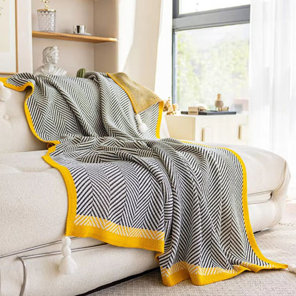Gala Fleece Deken - Ultrazacht Acryl, Scandinavisch Design 7