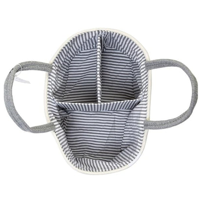 Gavio Baby Organizer - Gevlochten Grijs, Draagbaar Design 7