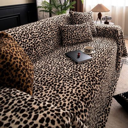 Gela Sofa Cover - Zachte Microvezel, Luipaardprint 2