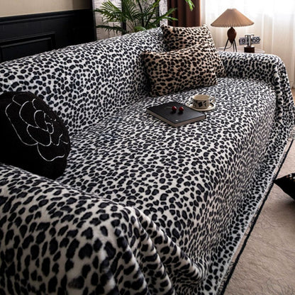 Gela Sofa Cover - Zachte Microvezel, Luipaardprint 5