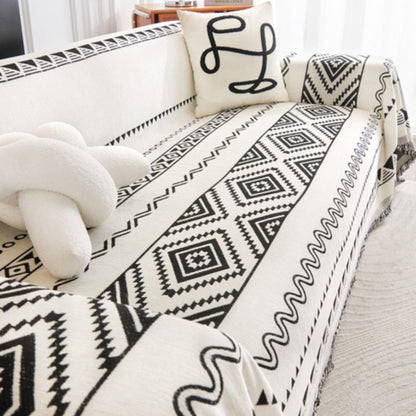 Gemo Bankhoes - Katoen Polyester, Geometrisch Boho Patroon 0