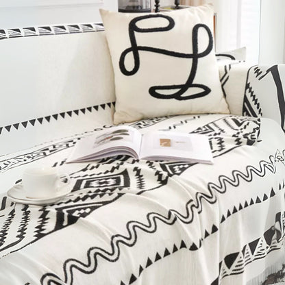Gemo Bankhoes - Katoen Polyester, Geometrisch Boho Patroon 3