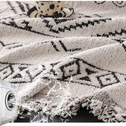 Gemo Bankhoes - Katoen Polyester, Geometrisch Boho Patroon 5