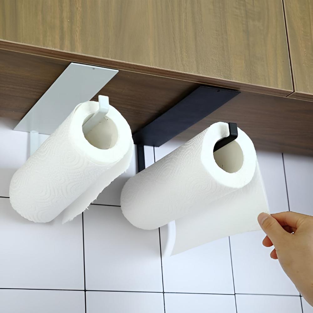 Giroge Handdoekhouder - Duurzaam IJzer, Zelfklevend Modern Design 4