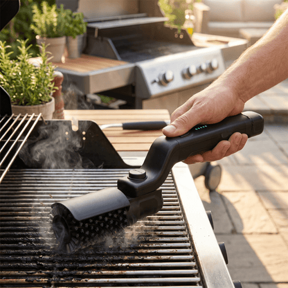 Girox Elektrische Grillborstel - Ergonomisch Handvat, 3 Reinigingsstanden 0
