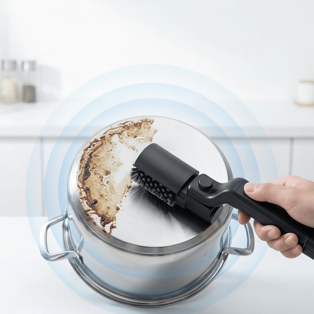 Girox Elektrische Grillborstel - Ergonomisch Handvat, 3 Reinigingsstanden 6