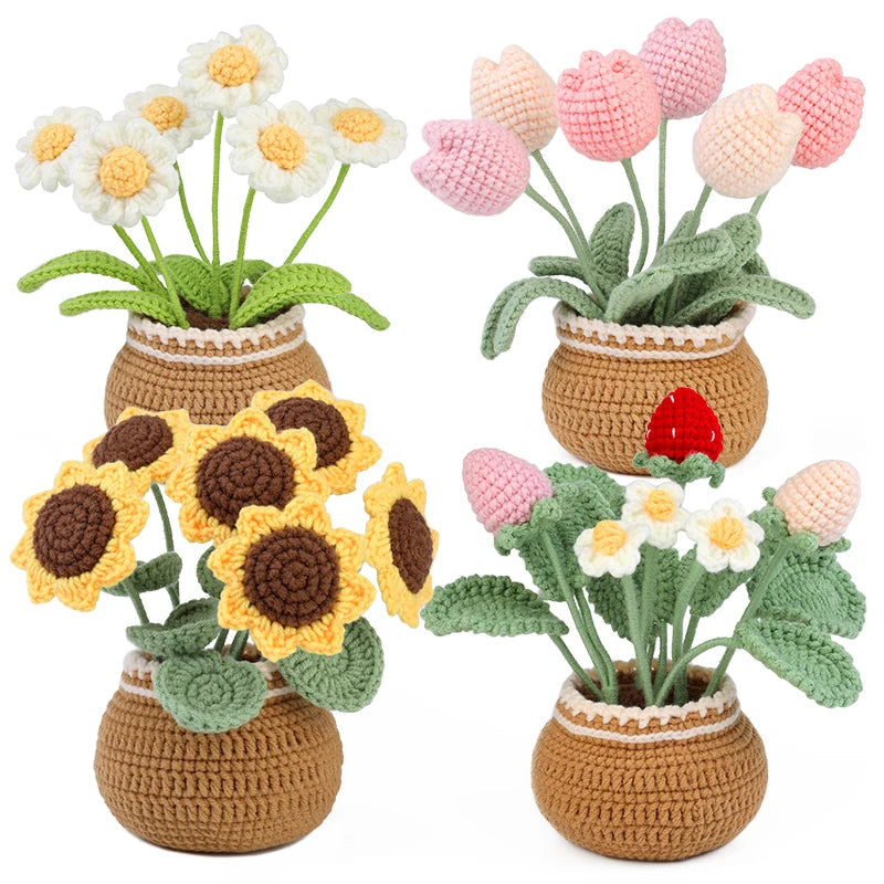 Giselle Haakset - Complete DIY Bloemenset voor Beginners, Inclusief Garen en Haaknaalden 1