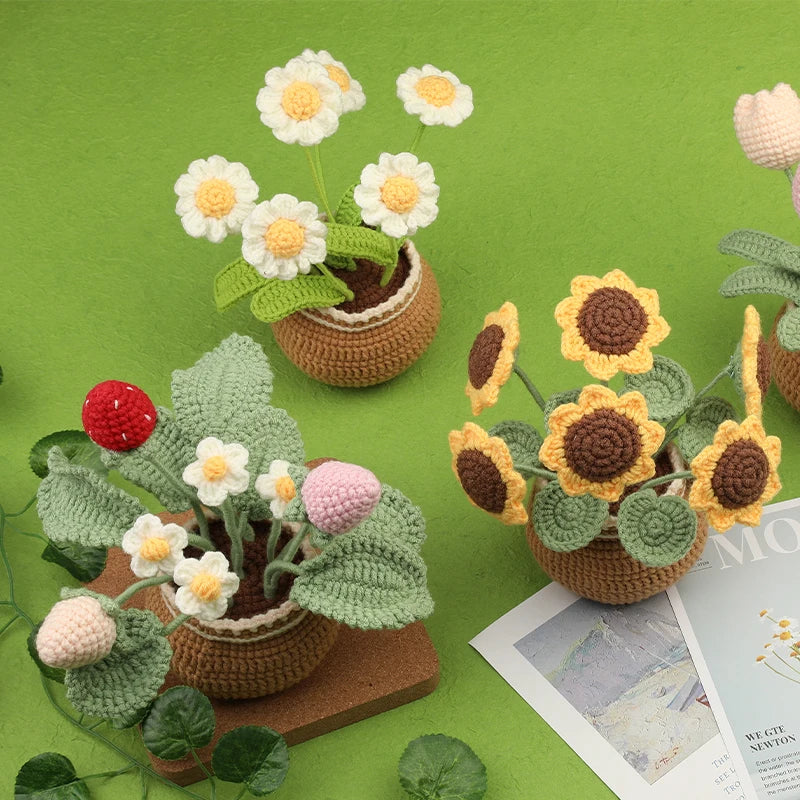 Giselle Haakset - Complete DIY Bloemenset voor Beginners, Inclusief Garen en Haaknaalden 3