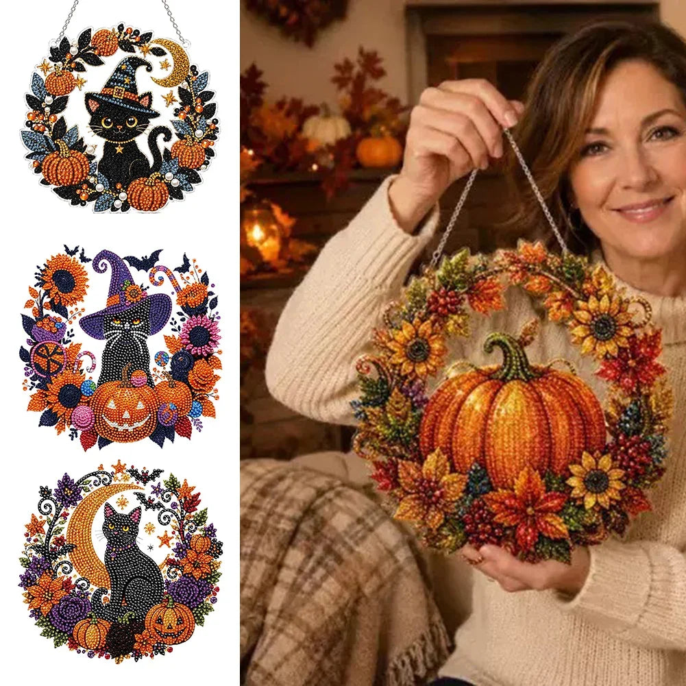 GleamCraft Diamond Painting Kit - Compleet Herfstproject met Strass-Steentjes 1