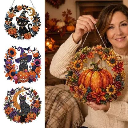 GleamCraft Diamond Painting Kit - Compleet Herfstproject met Strass-Steentjes 1