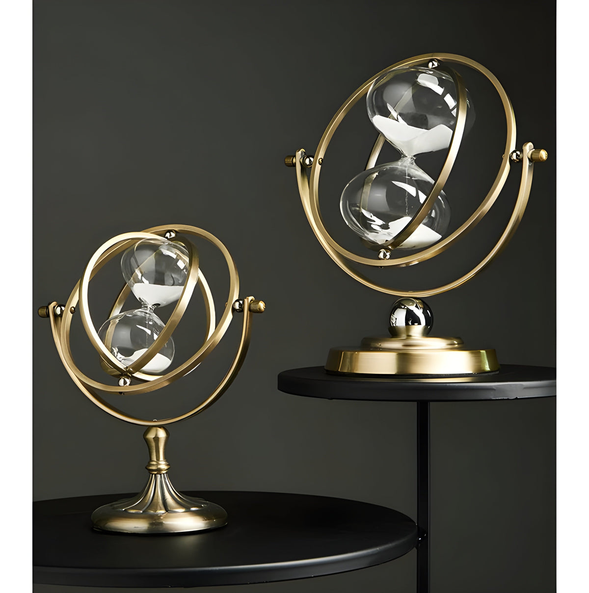 GleamTime Zandloper - Hoogwaardig Messing, Elegante Gouden Afwerking 5