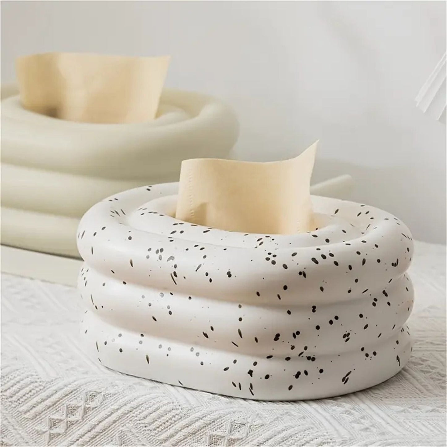 Gleam Tissue Holder - Keramiek, Modern Ontwerp 6