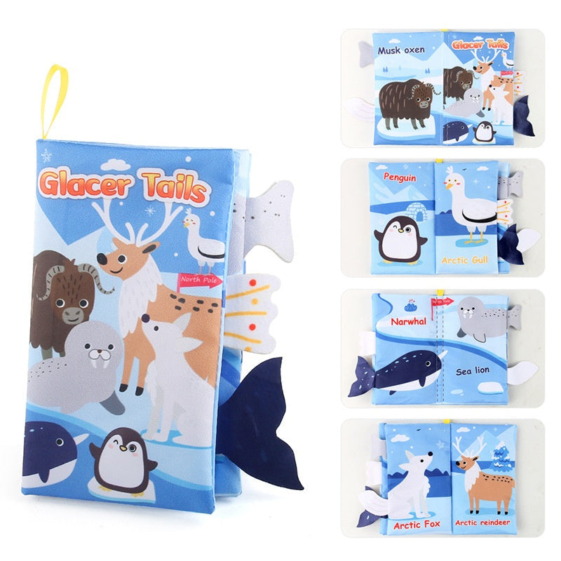 BladBeest™ – Montessori Stoffen Babyboekjes – Sensorisch Speelplezier voor de Allerkleinsten
