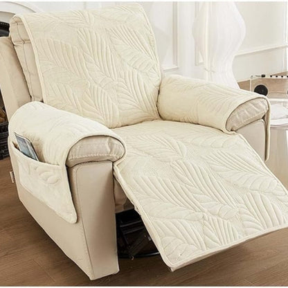 Grove Fauteuilhoes - Microvezel met Bladpatroon, Antislip 0