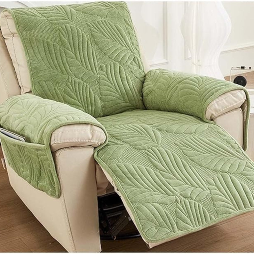 Grove Fauteuilhoes - Microvezel met Bladpatroon, Antislip 5