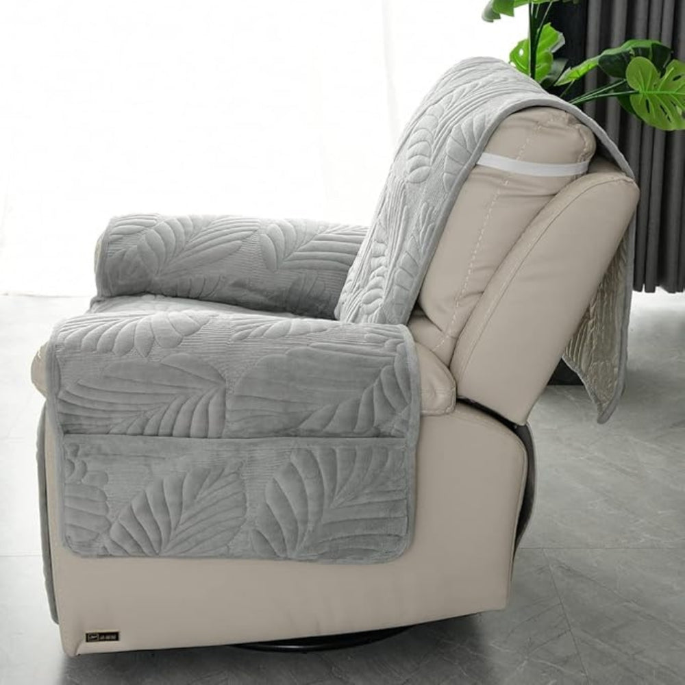 Grove Fauteuilhoes - Microvezel met Bladpatroon, Antislip 8