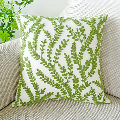 Grovea Kussenhoes - Groen, Binnenkussen 45x45, Geschikt voor Buiten 0