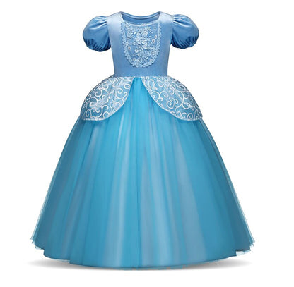 GlimmerElla™ – Zachte Sprookjesjurk met Stretch – Meisjes Prinses Jurk