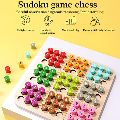 4Ever Wood Sudoku™ - Urenlang speelplezier! - Houten 3D sudoku