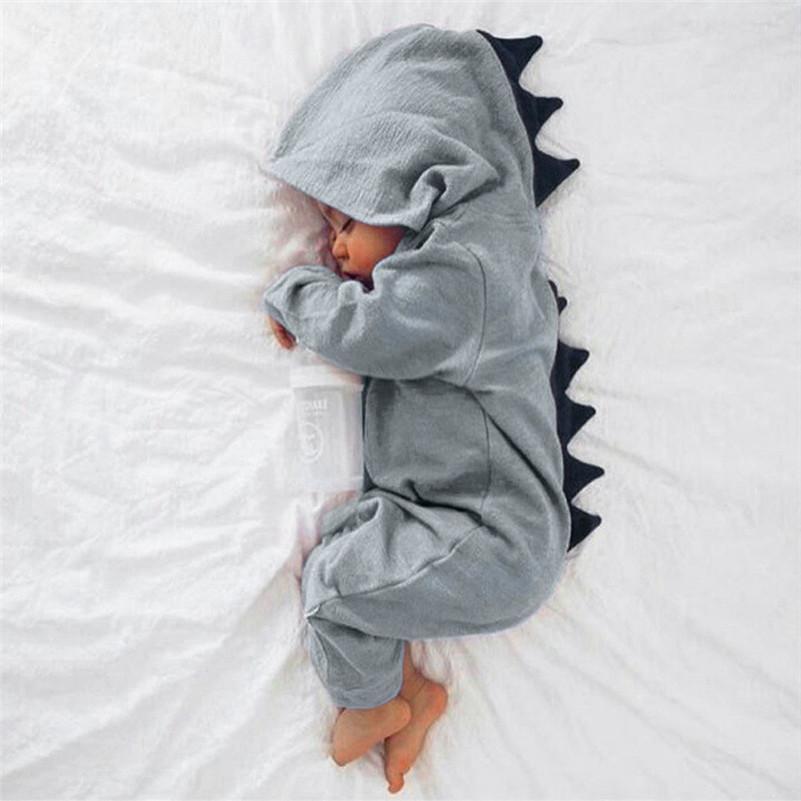 RoarNest™ – Schattige Dinosaurus Romper – Zachte Comfort Onesie voor Baby’s